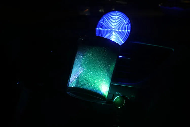LED Light trash can by Zadaspace